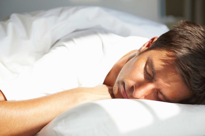 man sleeping