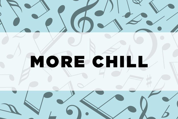 graphic text: more chill