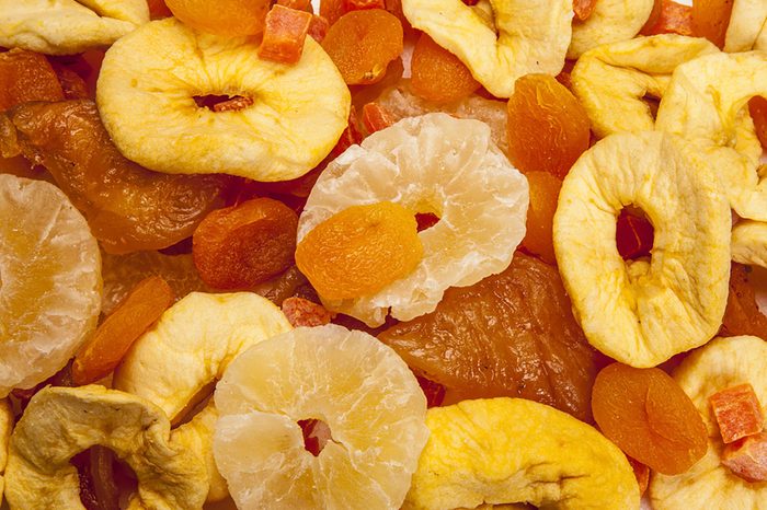 variety of dried fruit