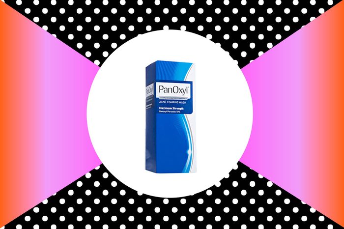 Panoxyl acne foaming wash for acne.