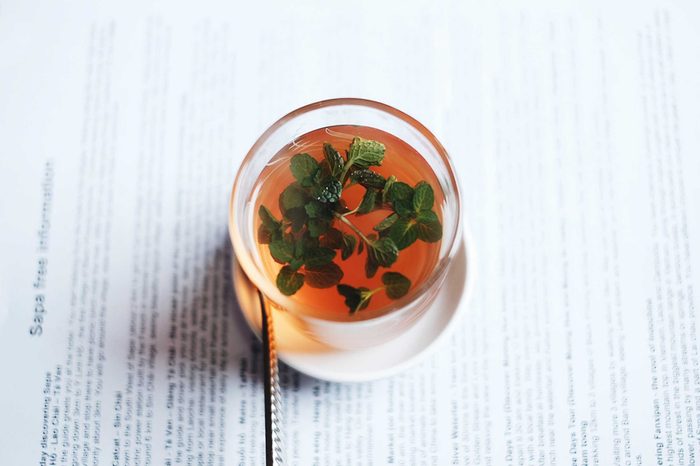Peppermint tea.