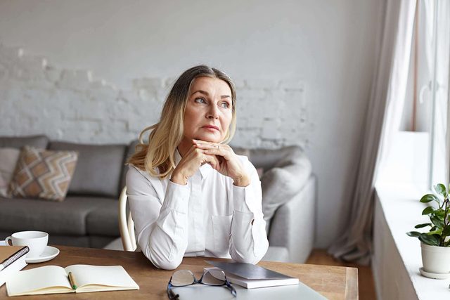 woman thinking