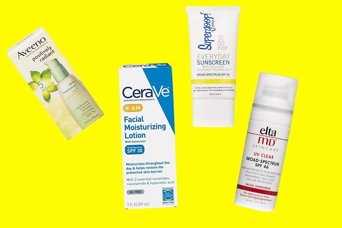 Various Sunscreen brands