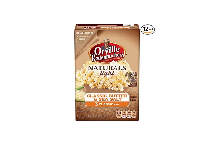 box of microwave popcorn