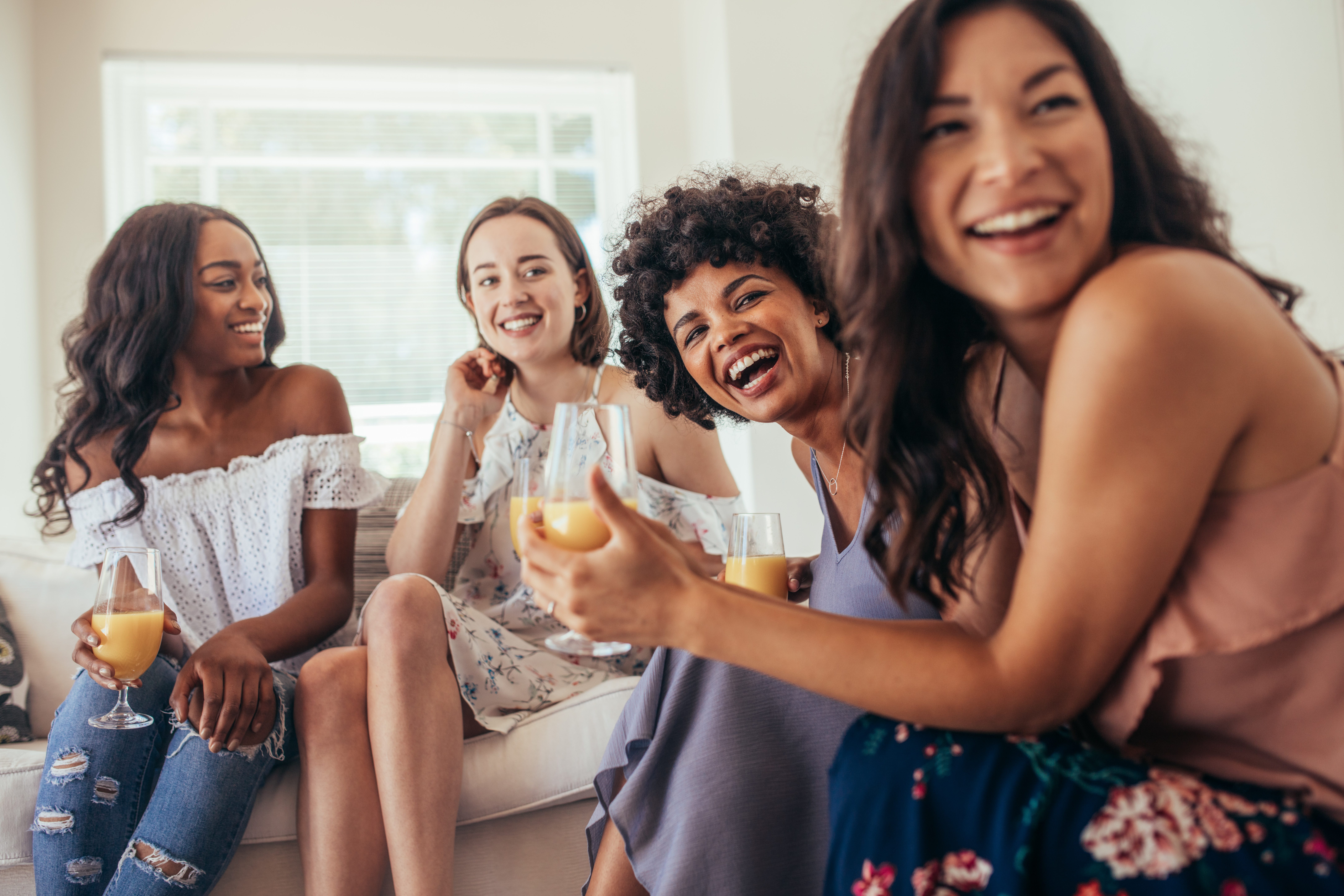 healthy friends diverse