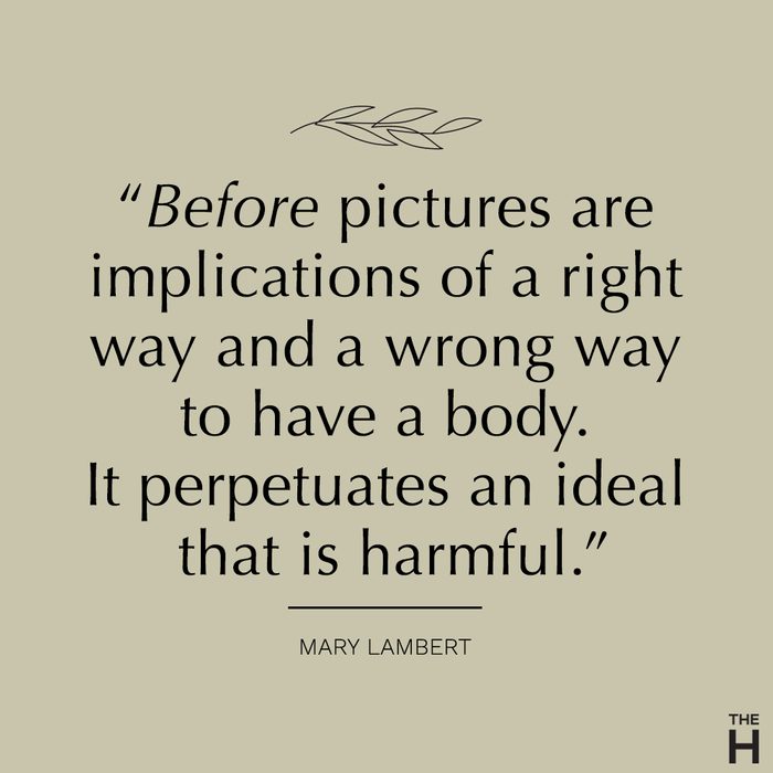mary lambert body positive quote