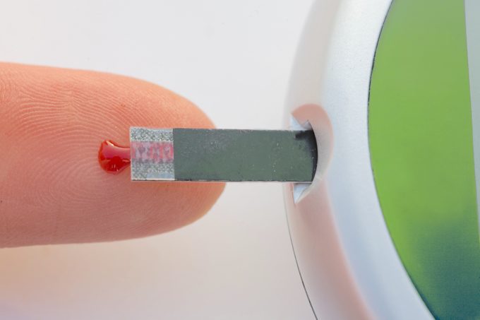 Diabetes blood sugar check
