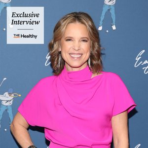 Hannah Storm portrait with The Healthy Exclusive Interview badge